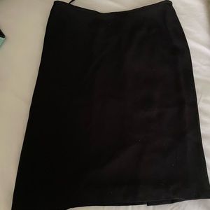 Prada Crepe Black Pencil Skirt Italian size 40